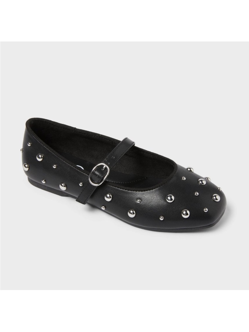 Art Class | Black Studded Mary Jane Flat